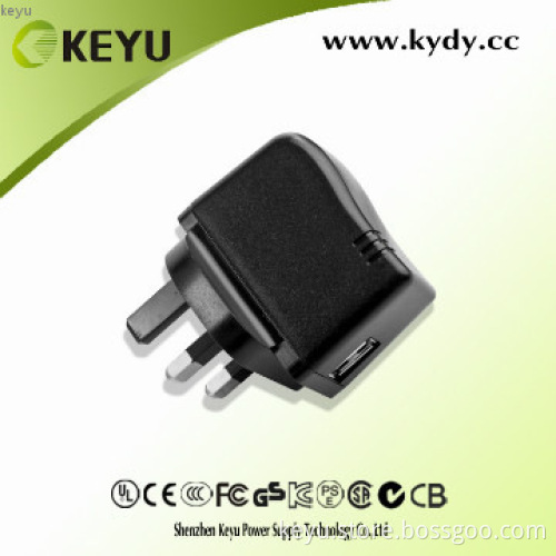 Mobile phone USB charger with GS,CE,KC,PSE certifcates